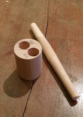 Podwójny wzornik do patronów, kaliber 44 i 36.