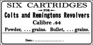 Pudełko na patrony - # 1 (.44 lub .36)